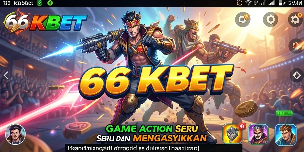 Screenshot gameplay <strong>66KBET</strong> yang penuh aksi dan ketegangan.