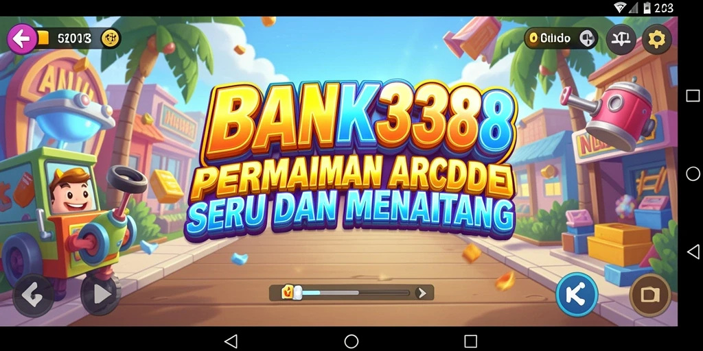 Tampilan gameplay seru dalam BANK338 dengan aksi yang mendebarkan.