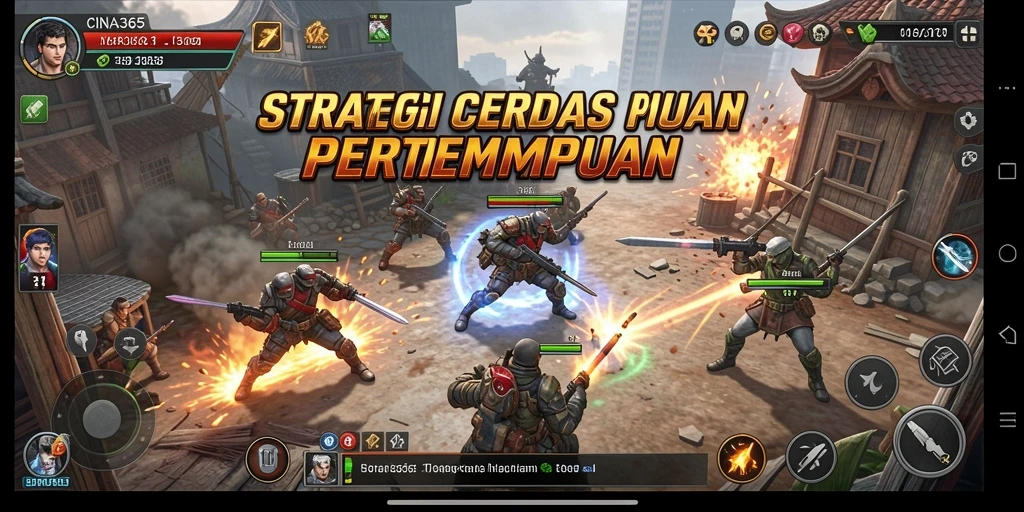 Tampilan gameplay CINA365 yang mendebarkan dan penuh strategi.
