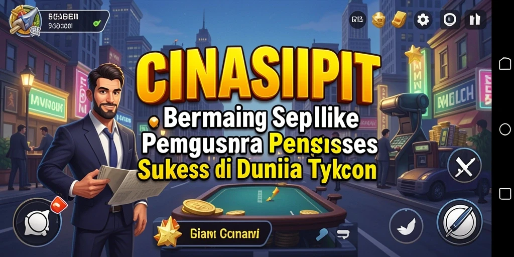 Gameplay CINASIPIT yang menegangkan dalam lingkungan Tycoon.