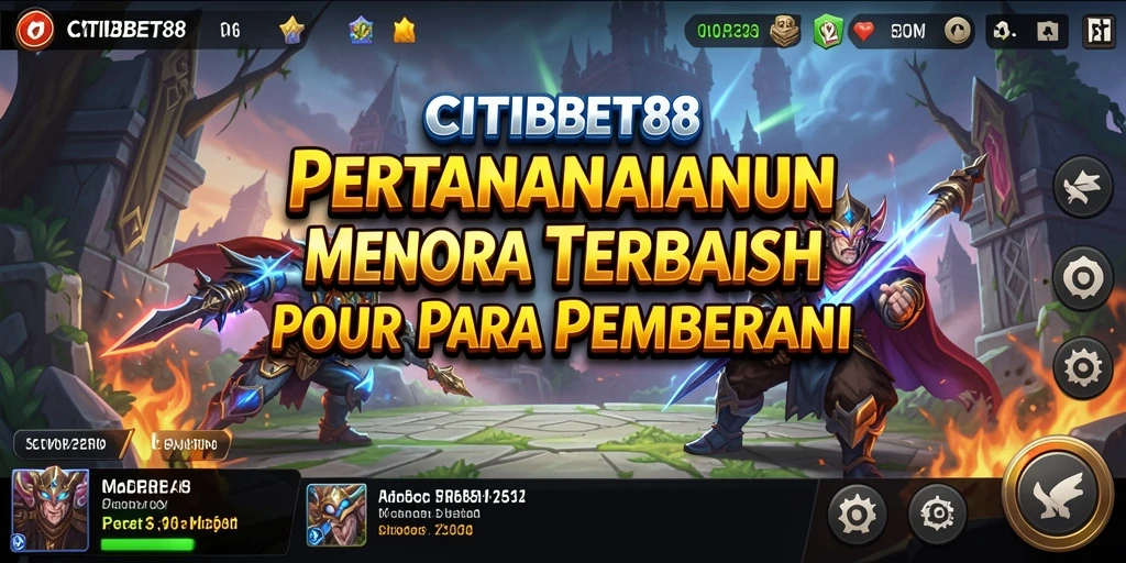 Tampilan menarik gameplay CITIBET88 dalam Tower Defense.