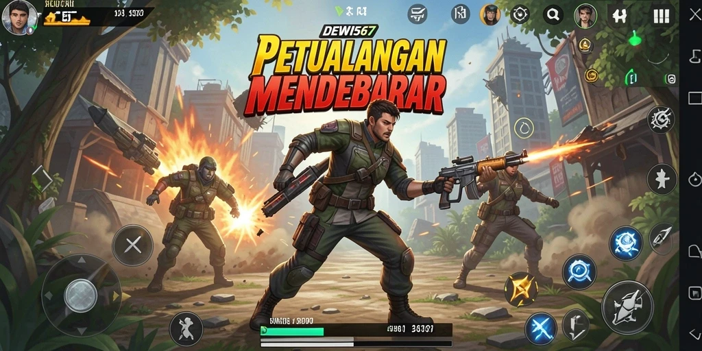 Tampilan gameplay DEWI567 dengan aksi seru yang mendebarkan.
