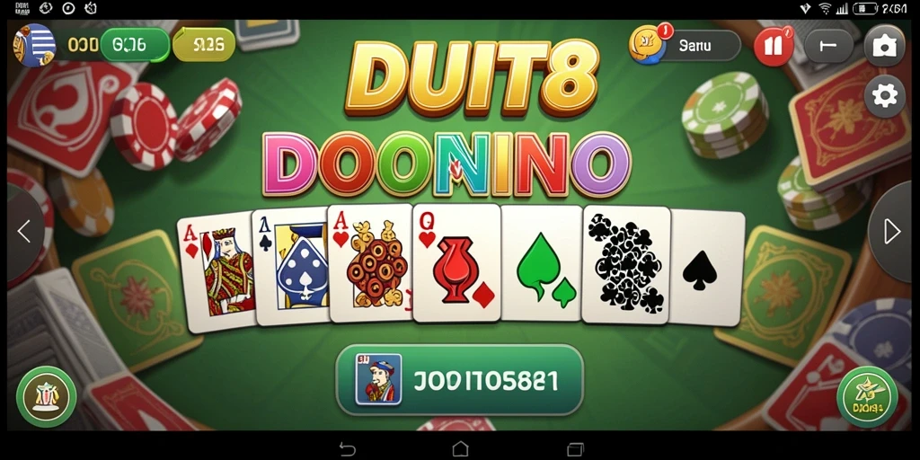 Tampilan gameplay seru dan menarik dari DUIT8.