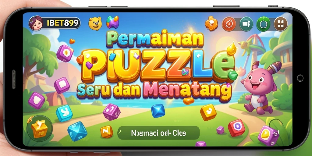 Screenshot dari gameplay IBET899 yang menampilkan teka-teki seru.