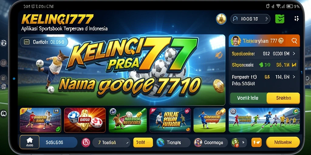 Tampilan gameplay KELINCI777 saat taruhan olahraga berlangsung.