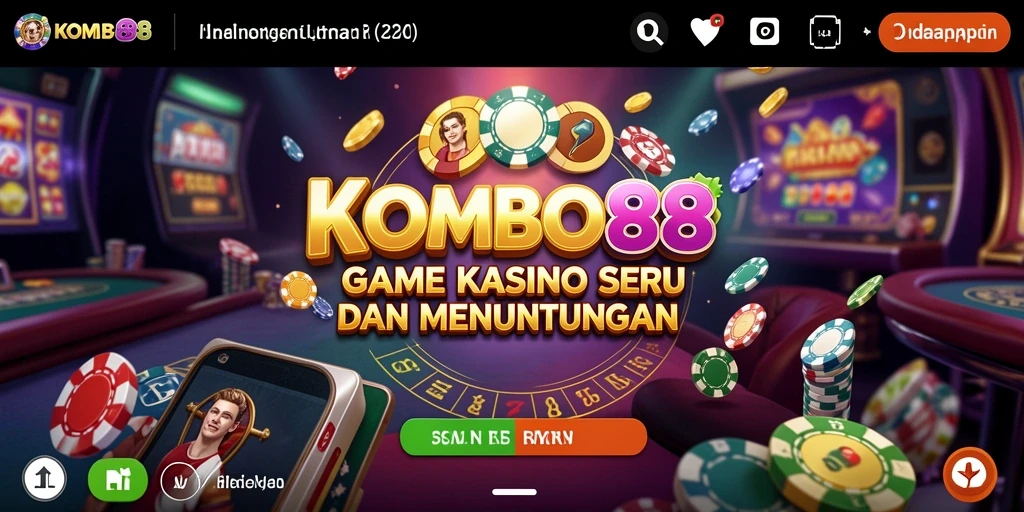 Screenshot gameplay Kasino yang menarik dan mengasyikkan di KOMBO88.