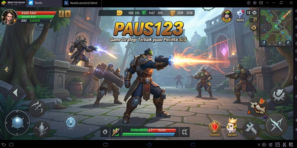 Tampilan gameplay PAUS123 yang menegangkan dan strategis.
