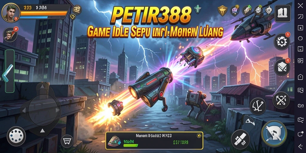 Tangkapan layar PETIR388 menunjukkan gameplay Idle yang mengasyikkan.