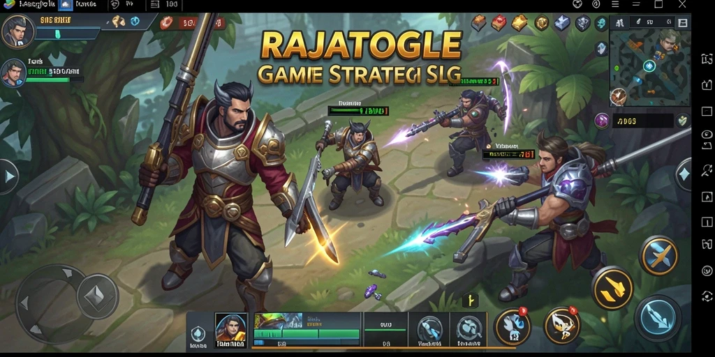 Tampilan gameplay menegangkan dalam RAJATOGEL saat merumuskan strategi.