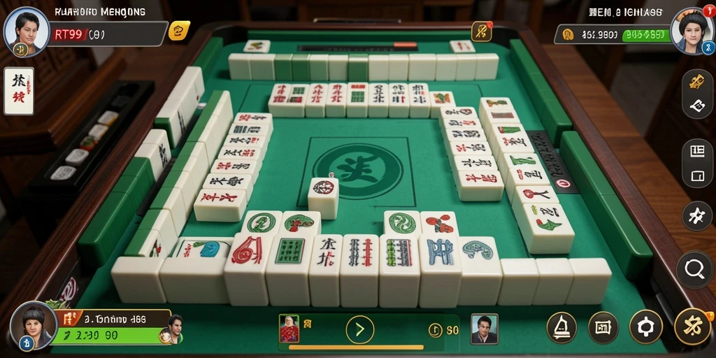 Screenshot menampilkan gameplay Mahjong yang menarik dan seru.