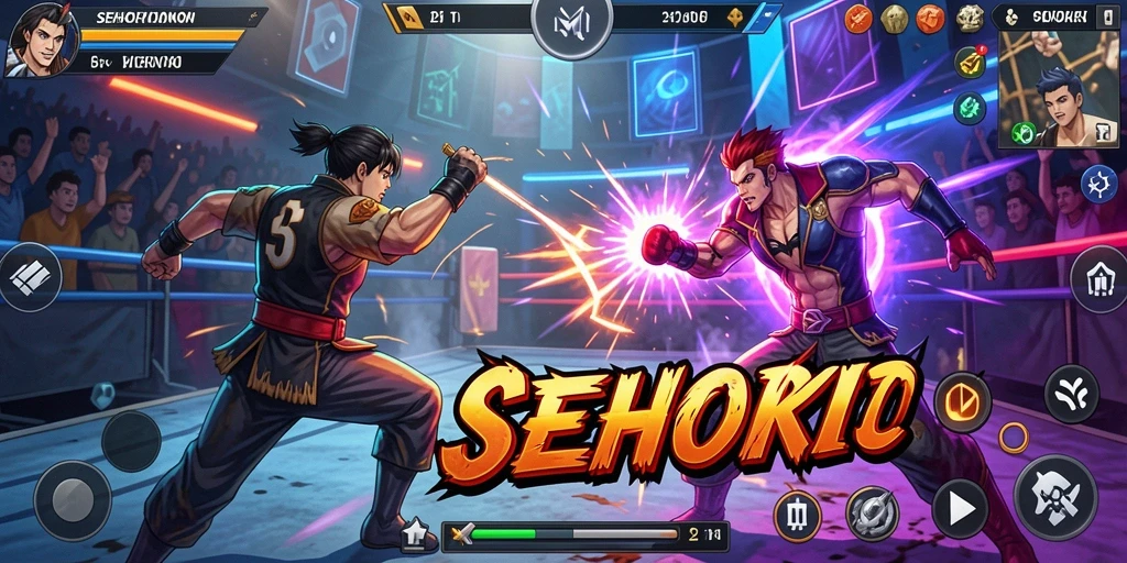 Tampilan seru dari gameplay SEHOKI yang penuh aksi.