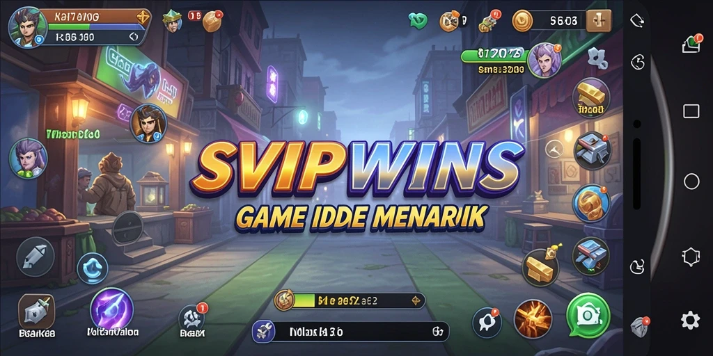 Tampilan gameplay SVIPWINS yang santai dan menarik.