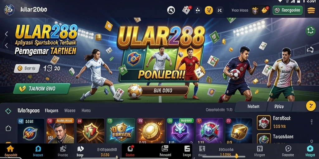 Tampilan menarik dari gameplay ULAR288 di dunia Sportsbook.