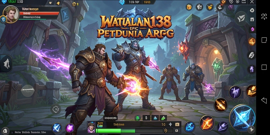 Screenshot gameplay WAR138 menampilkan aksi pertempuran yang mendebarkan.